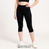 Picture of Quần Legging Ngố Bosimaz MS391 không túi màu đen cao cấp.